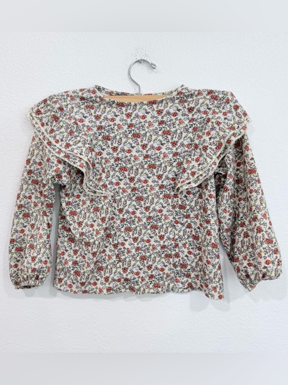 ZARA Girl’s Long Sleeve Floral Top Size 7